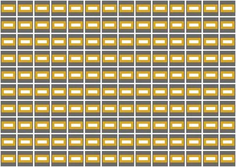 Grey and Gold Rectangular Grid Pattern Motion Background Stock Illustration
