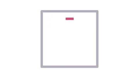 A grey and pink square featuring a bold red border. Stock Footage 334930907