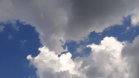 Grey and White Clouds Video stock 236392816