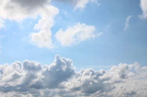 Grey and White Clouds Foto stock