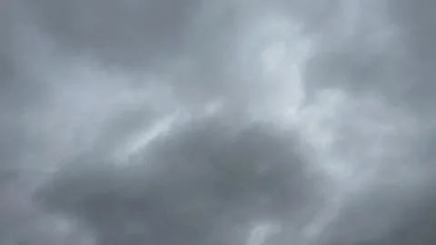 Grey And White Fluffy Clouds Stock Photos