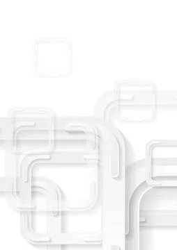 Grey and white squares tech abstract background イラスト素材