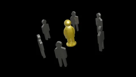 Grey and yellow mans Stock Footage 104679527