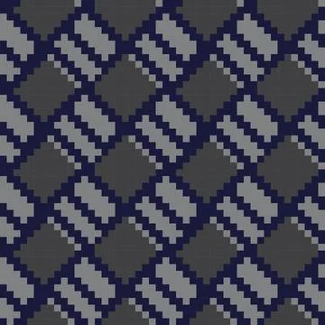 Grey Argyle Seamless Pattern Background Illustrazione stock