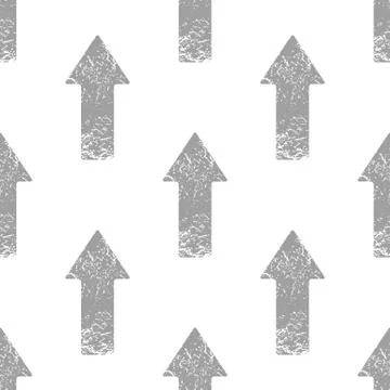 Grey up arrow pattern イラスト素材