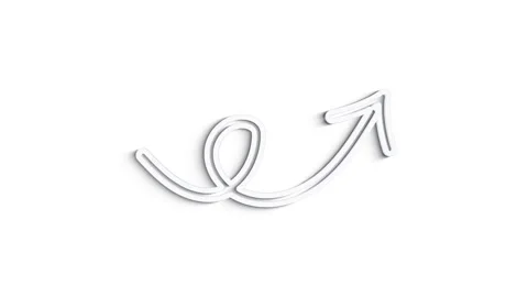 Grey arrows line icon on white background. Front view. 4K Video motion graphic Stock Footage 151590599