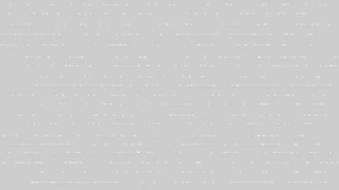 Grey background animation with moving white horizontal lines between dots with Stock Footage 265039639