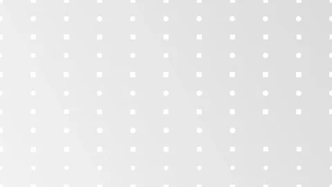 Grey background with dots and squares, seamless looping animation. Stock Footage 286420200