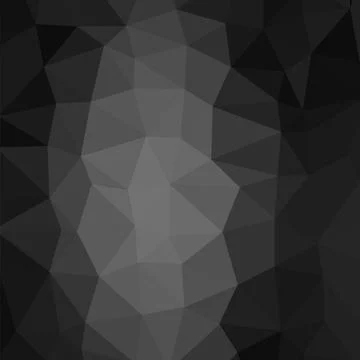 Grey Background Polygonal Grey Background. Dark Triangle Polygonal Pattern... Foto stock