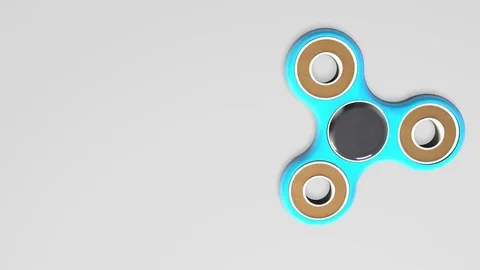 Grey background with a rotating spinner Stock Footage 77620553