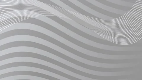 Grey Background Wave Lines Abstract Motion Loop. Stock Footage 286778297