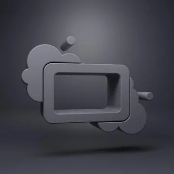 Grey Bar of soap icon isolated on grey background. Soap bar with bubbles. M.. Stock Illustration