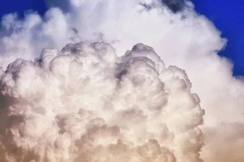 Grey black cloud in a blue sky wonderful natural landscape heaven clouds o... Stock Photos