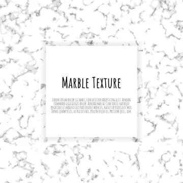Grey, black, white marble template. Trendy pattern, graphic poster, geometric Stock Illustration