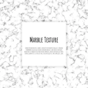 Grey, black, white marble template. Trendy pattern, graphic poster, geometric Stock Illustration