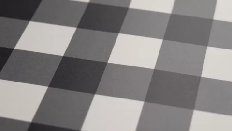 Grey blank chequered tablecloth pattern Stock Footage 240759022