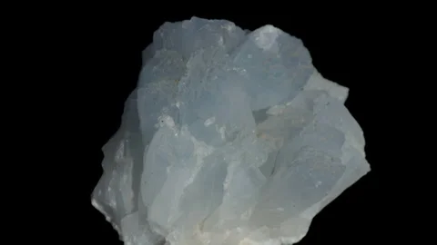 Grey Blue Celestine Stock Footage 340636744