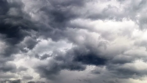 Grey-blue clouds skyline time lapse Vidéo 96112247