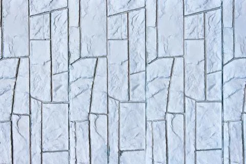 Grey-blue rock wall pattern Stock Photos