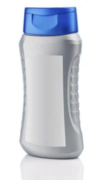Grey bottle of shampoo Stock-Illustration