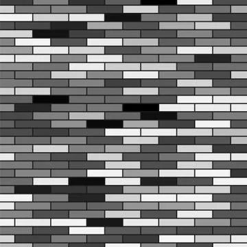 Grey Brick Background Stock Illustration