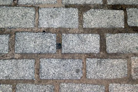 Grey brick floor background texture Stock Photos