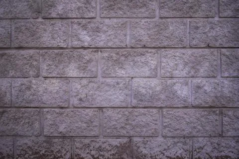 Grey brick wall background texture Stock Photos