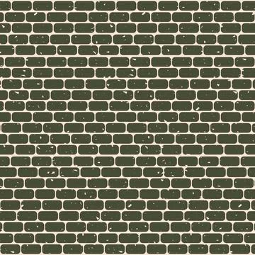 Grey brick wall background vector texture Illustrazione stock