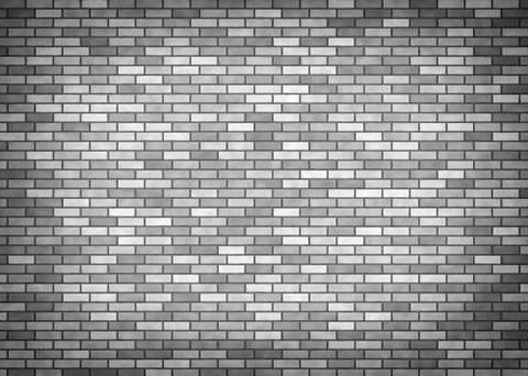 Grey brick wall. 스톡 일러스트