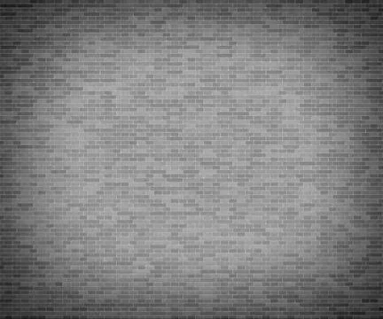 Grey brick wall. Illustrazione stock