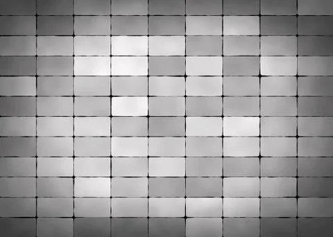 Grey brick wall. Illustrazione stock