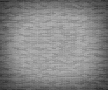 Grey brick wall. Stock Illustration