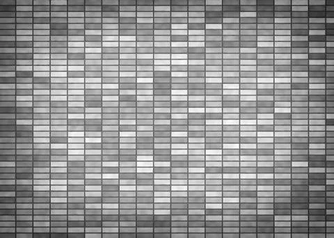 Grey brick wall. Stock Illustration