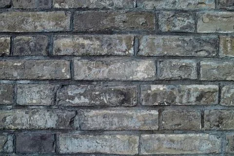 The grey brick wall Foto stock