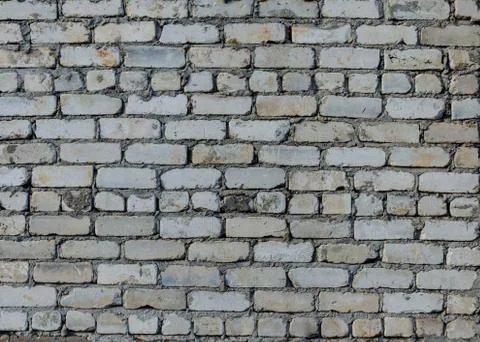 Grey brick wall Stock Photos