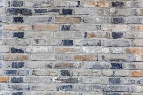 Grey brick wall Stock Photos