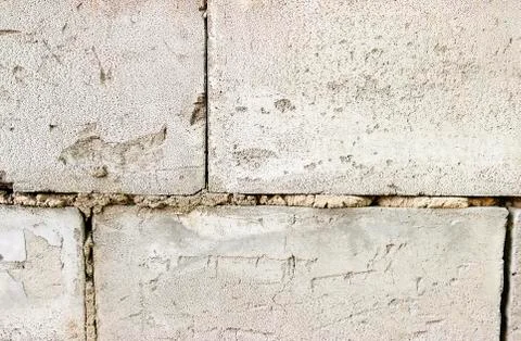 Grey brick wall texture background. Tiled. close- up Stock Photos