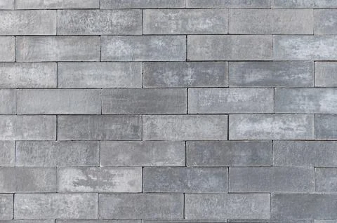 Grey brick wall texture background Stock Photos