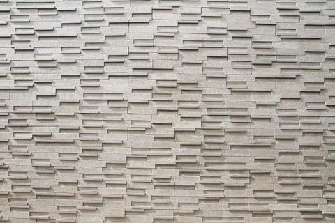Grey brick wall texture or background Foto stock