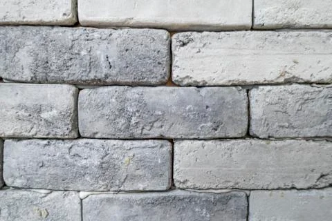 Grey brick wall for texture or background 写真素材