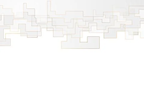 Grey bronze tech geometric abstract background Stock Illustration
