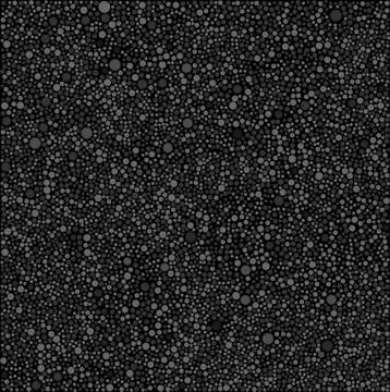 Grey Bubbles Circles on Black Background Dots Stock Illustration