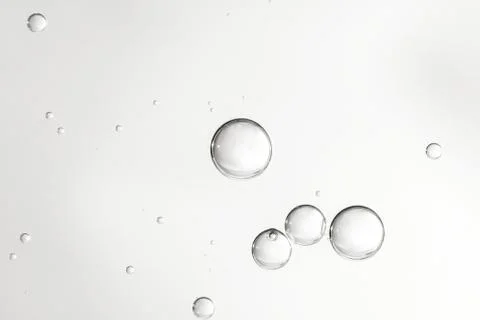 Grey bubbles Stock Photos