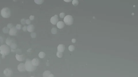 Grey Bubbles Pouring and Rising Background Stock Footage 75863180