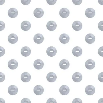 Grey button pattern creating a seamless background texture Illustrazione stock