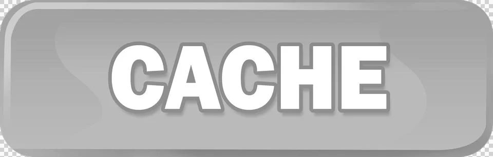 Grey cache button icon Stock Illustration