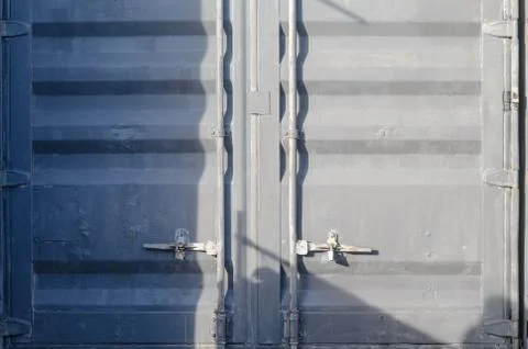 Grey cargo ship container texture Photos