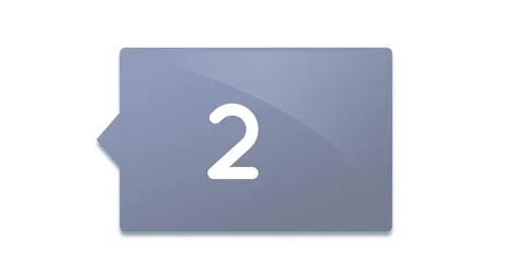 Grey chat box with numbers 4k 스톡 일러스트