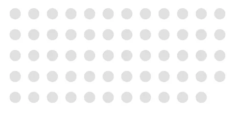 Grey check circle pictogram grid animation. Stock Footage 333077084
