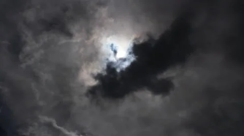 Grey clouds 2 Video stock 3262136